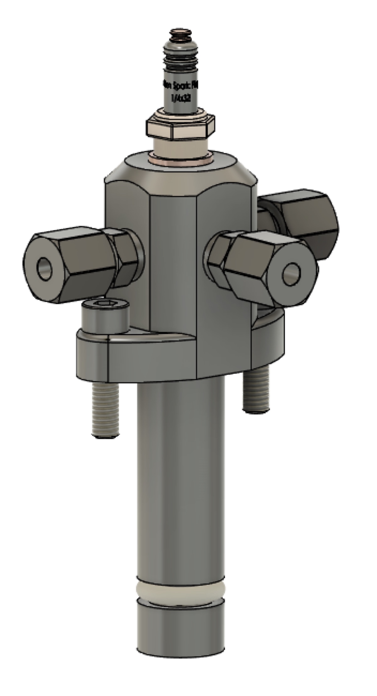 CAD render of the SPARK V1 valve