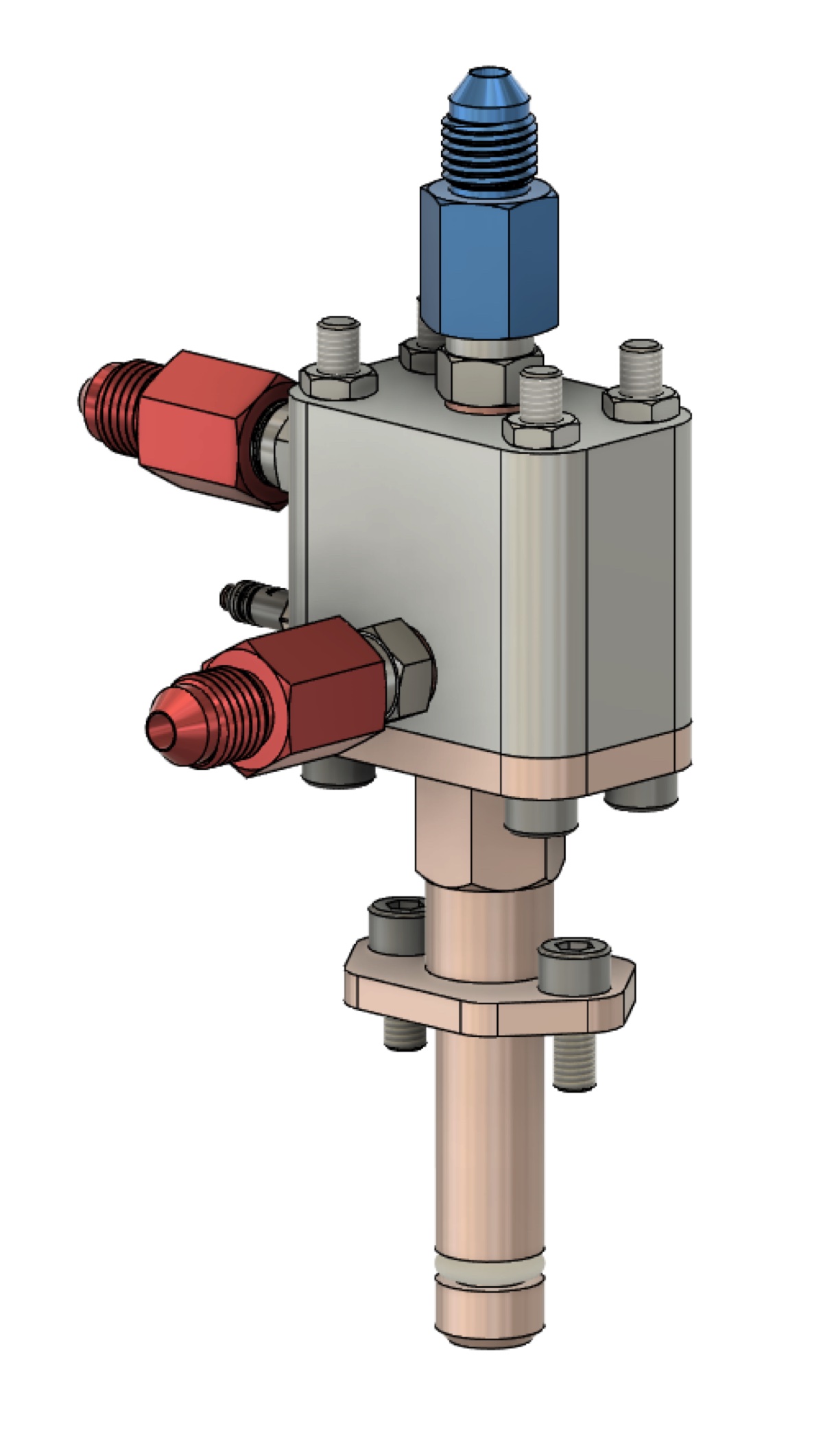 CAD render of the SPARK V2 valve